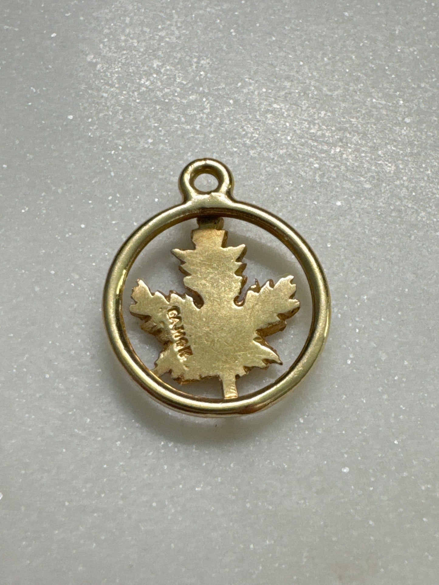 Maple Leaf Charm