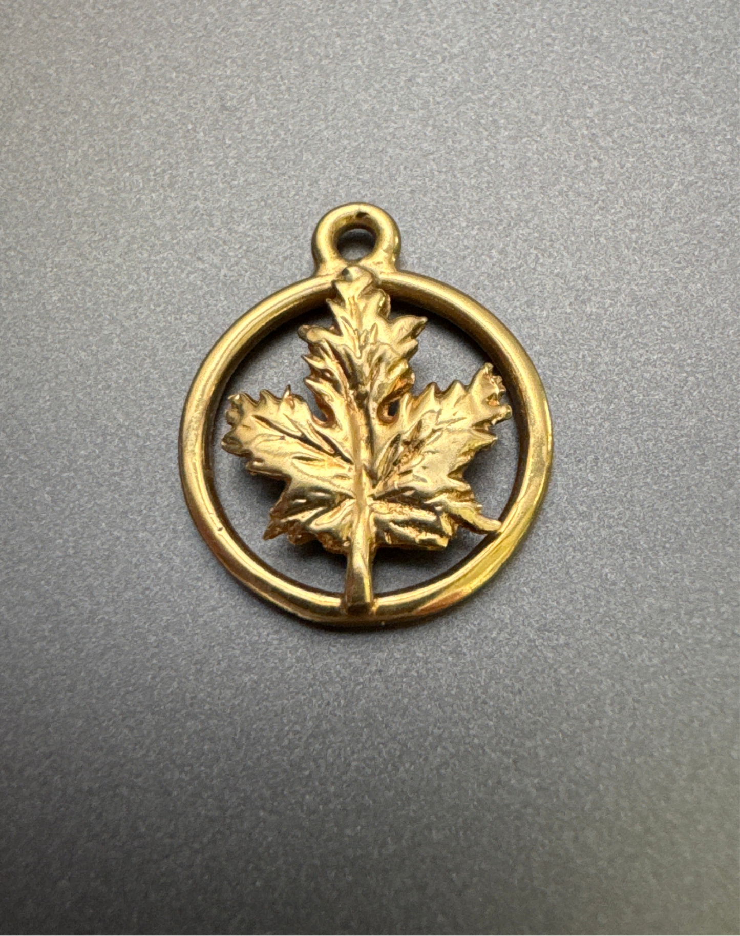 Maple Leaf Charm