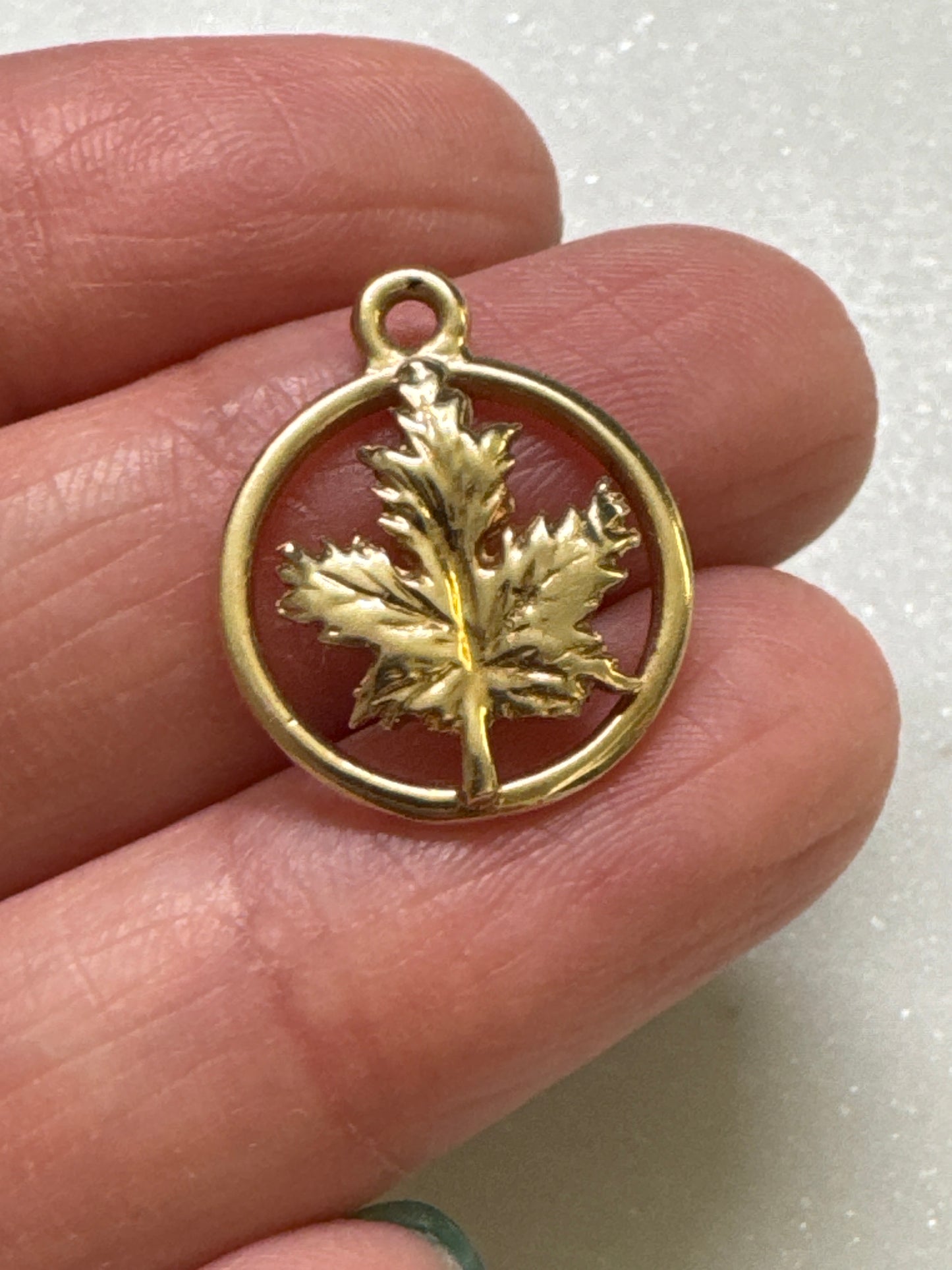 Maple Leaf Charm